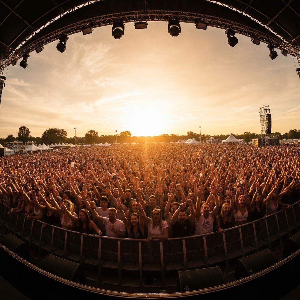 Festival crowd